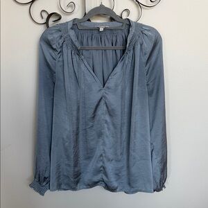 Lucky Brand Slate Blue Blouse